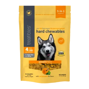 Treatibles Large Dog Pumpkin CBD Treats Large Bag
