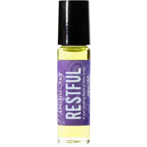 Restful Essential Oil Roller with transparent background