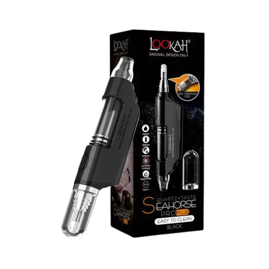 Lookah Seahorse Pro Electronic Nectar Collector in Black