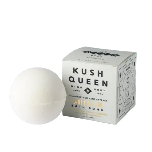 Kush Queen Shield for Immunity CBD Bath Bomb contains 250mg full spectrum CBD