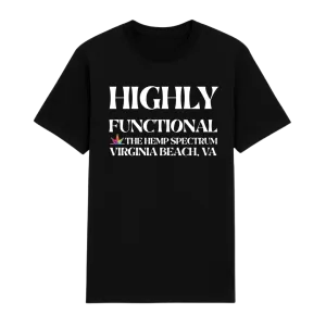 The Hemp Spectrum Black Highly Functional Shirt Back Side with transparent background