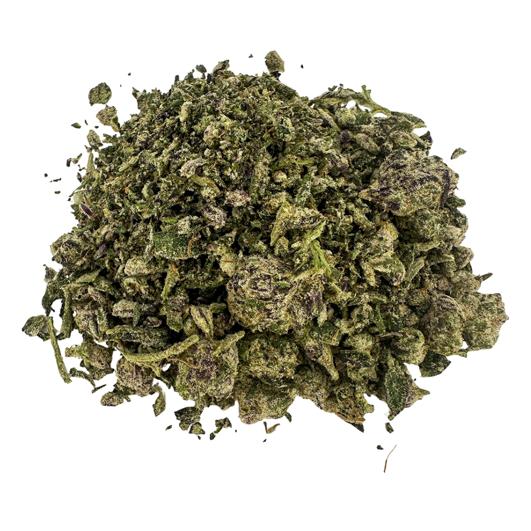 The Hemp Spectrum House Blend THCA Flower Shake is a special blend of Cannabis flower