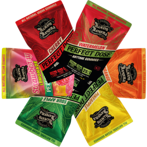Tillmans Tranquils THC/CBD Gummies Variety 5-Pack lets you pick 5 packs of gummies of choice